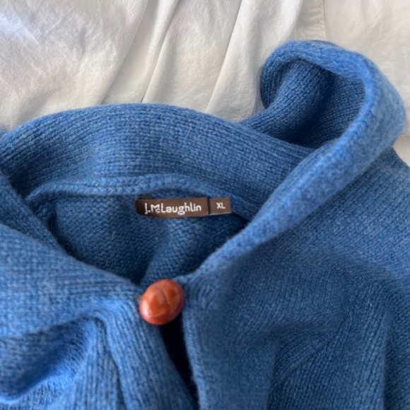 NEW J McLaughlin Men’s Shawl Collar Buttons Wool Blend Grandpa Pullover Sweater - Picture 6 of 16